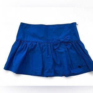 Abercrombie & Fitch Royal Blue Mini Skirt with Bow